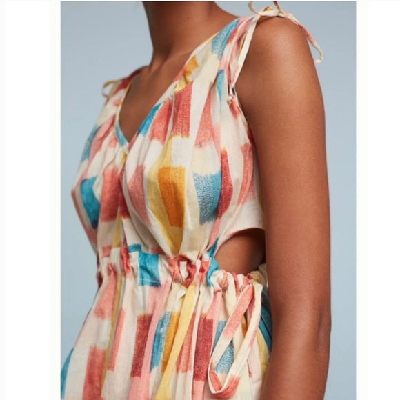 Anthropologie Lilka Painters palette cutout Dress - Picture 3 of 6